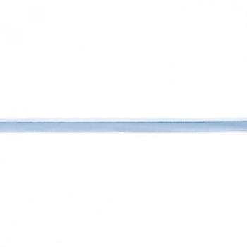 elastisches Glanz-Paspelband Blau